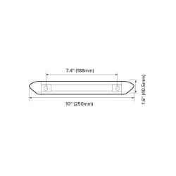 10inch LED Awning Light Cool White