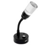 Black LED Reading Light with USB Charger