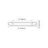 10INCH LED AWNING LIGHT WITH PC COVER