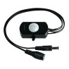 Black LED Sensor Light