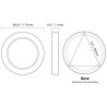 Surface Mount, LED Round Ceiling Light