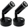 12V LED-dimmbare Leselampe mit USB, schwarz