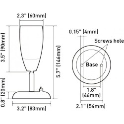 LED-Leselampe mit Schwenkfunktion