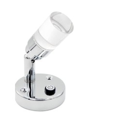 12V Plated Swivel Reading Light
