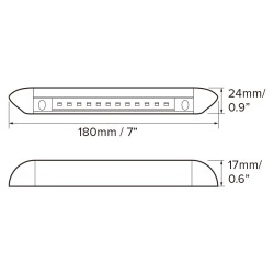7INCH SLIMLINE LED AWNING LIGHT