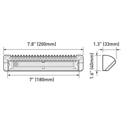 7.8Inch Heavy Duty LED Awning Light with Motion Sensor