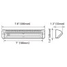 7.8Inch Heavy Duty LED Awning Light with Motion Sensor